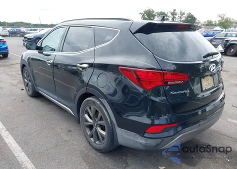 2018 Hyundai Santa Fe Sport 2.0T Ultimate из США, поврежденный, VIN 5XYZWDLA6JG503366
